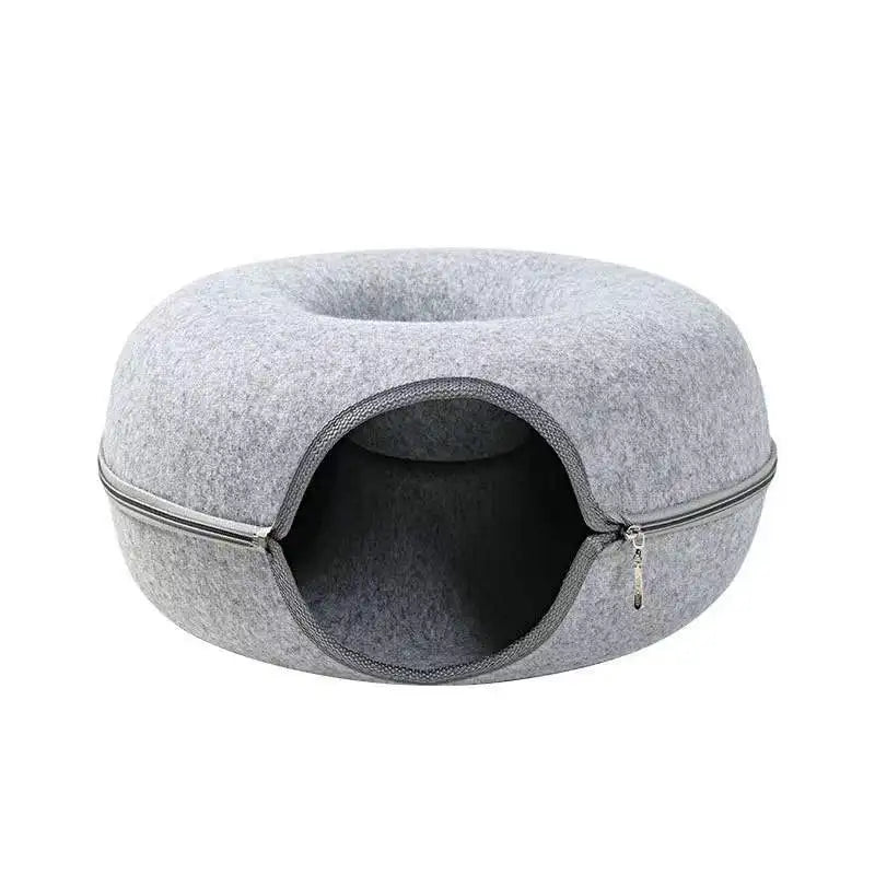 Wool felt cat house