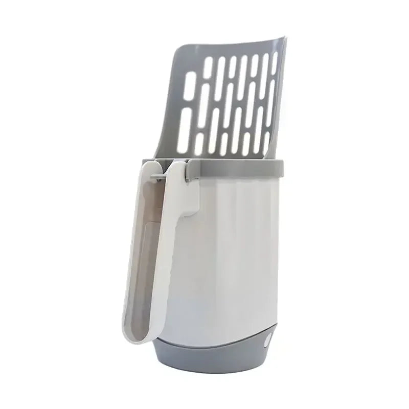 Litter scoop and bag holder details