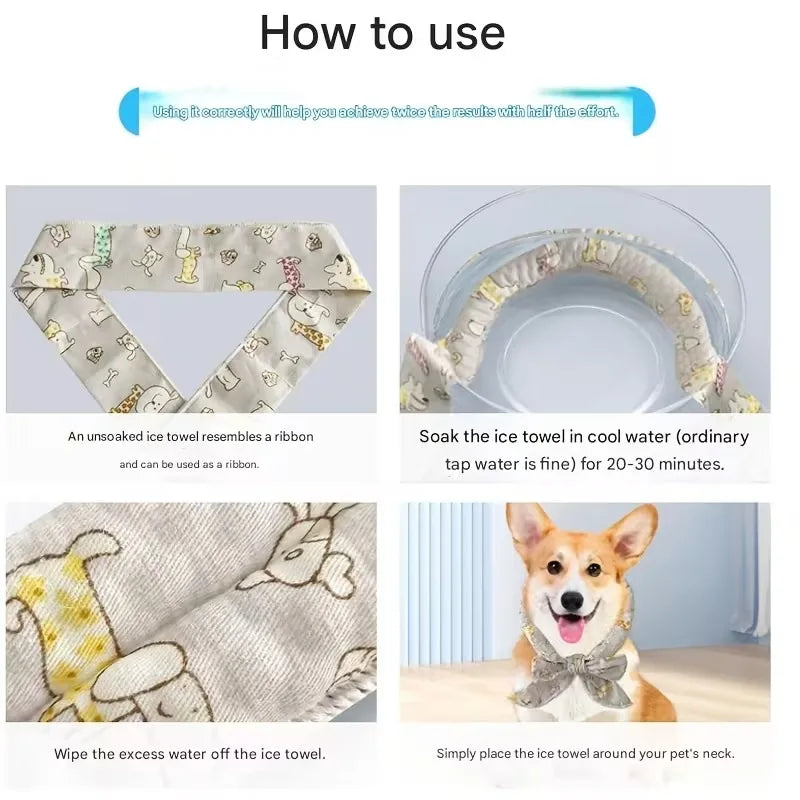 Cool Collar Pet Ice Bandana